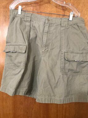 LL Bean Men's Size 38 Tan Brown Cargo Shorts 0 DTT2